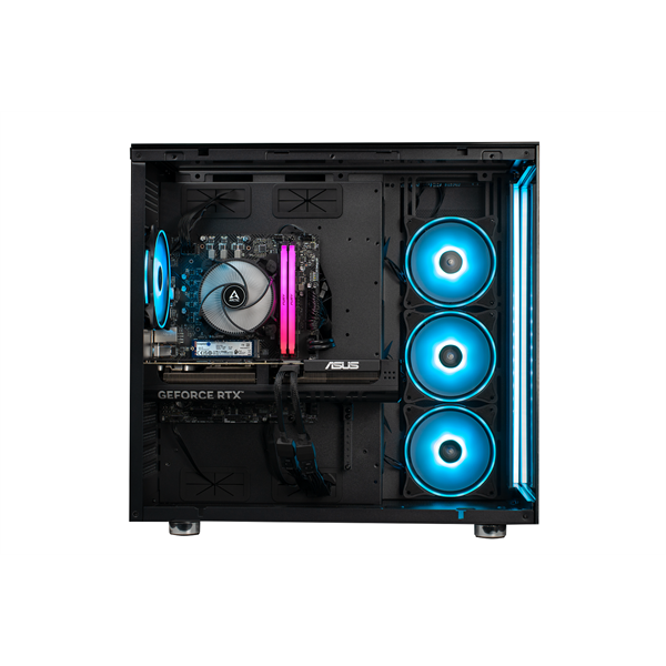SHARK GAMING PC - Shark RGBeast I509 (i5-14600K, RTX 5070 12G , 1TB NVMe  , 32GB RGB  , Air Cooler, Windows 11H, 750W) - Image 1