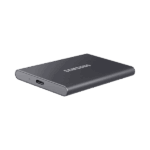 Samsung Külső SSD 4TB - MU-PC4T0T/WW (T7 external, szürke, USB 3.2, 4TB) - Image 2