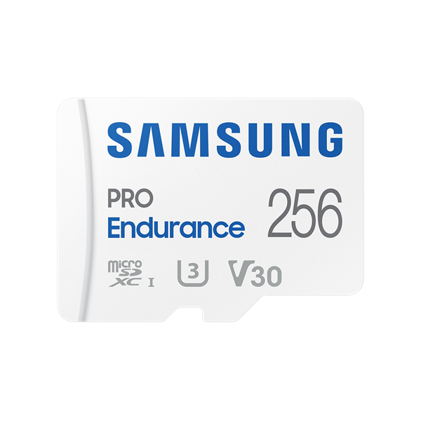 Samsung MicroSD kártya - 256GB MB-MJ256KA/EU (PRO Endurance, Class10, R100/W40, adapter, 256GB)