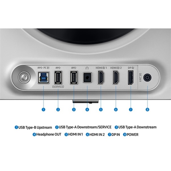 Samsung 27" LS27DG610SUXEN Odyssey G6 QHD OLED 240Hz HDMI/DP/USB gamer monitor - Image 5