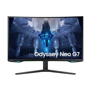 Samsung Monitor 32" - S32BG750NP (VA, 3840x2160, 16:9, UHD, 165HZ, 350cd/m2, 1ms, Pivot, Ívelt)