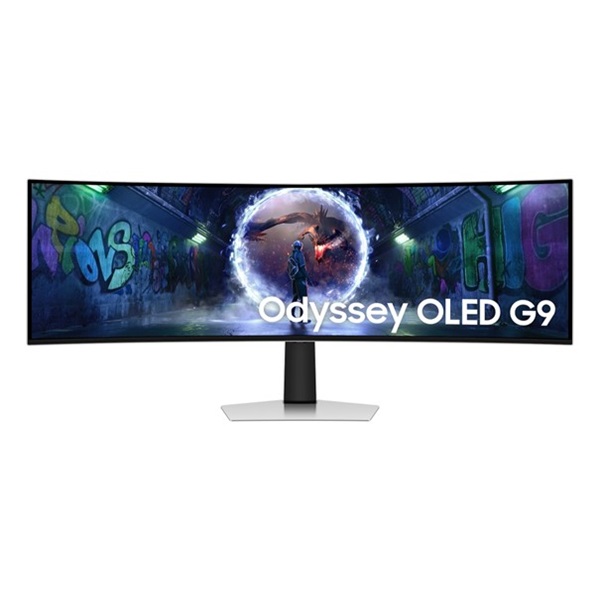 Samsung Monitor 49" - S49DG934SU (OLED, 5120x1440, 32:9, DQHD, 240HZ, 250cd/m2, 0,03ms, Ívelt) - Image 1