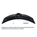 Samsung Monitor 49" - S49FG912E (VA, 5120x1440, 32:9, DQHD, 144HZ, 350cd/m2, 1ms, Ívelt) - Image 4