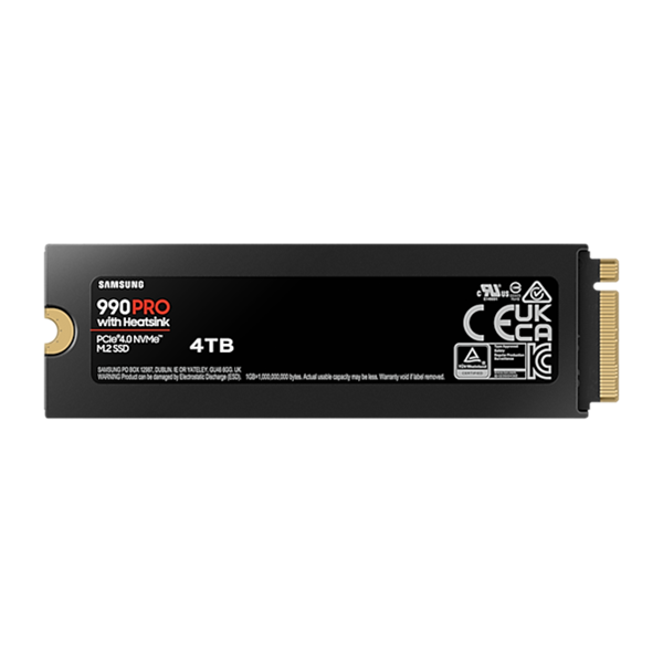 Samsung SSD 4TB - MZ-V9P4T0GW (990 PRO hűtőbordával, PCle 4.0x4, NVMe M.2, 4TB) - Image 4