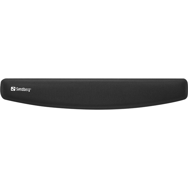 Sandberg Billentyűzet Csuklótámasz - Memory Foam Wrist Rest 48cm (Memória habos csuklótámasz; fekete) - Image 1