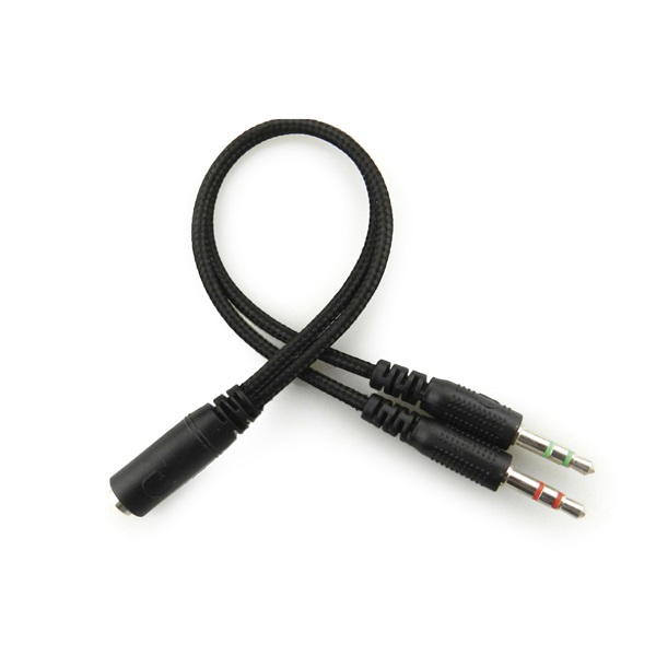 Sandberg Fejhallgató - MiniJack Chat Headset Saver (mikrofon; 3,5mm jack; hangerő szabályzó; 1,8m kábel; fekete) - Image 5