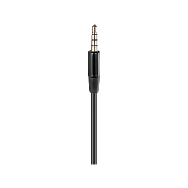 Sandberg Fejhallgató - MiniJack Chat Headset Saver (mikrofon; 3,5mm jack; hangerő szabályzó; 1,8m kábel; fekete) - Image 4