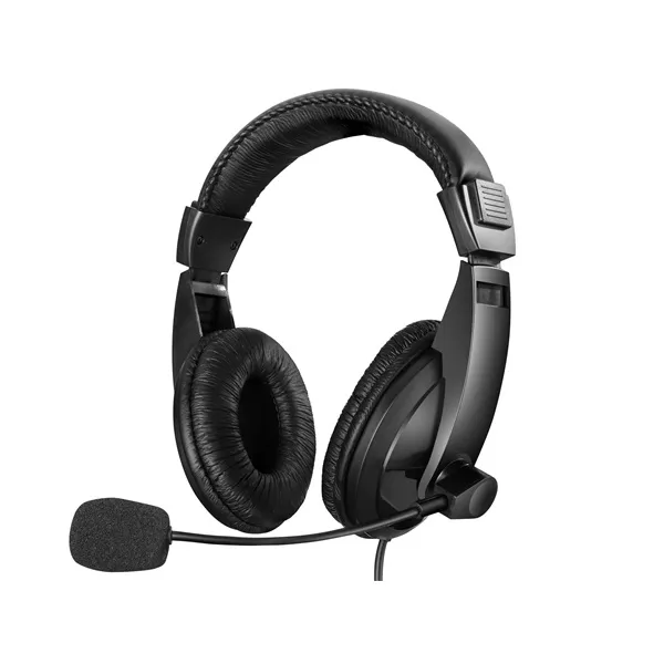 Sandberg Fejhallgató - Saver USB Headset Large (USB; mikrofon; hangerő szabályzó; 1,8m kábel; fekete) - Image 1