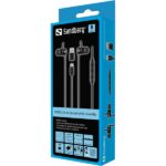 Sandberg Fülhallgató - USB-C/A In-Earset with Line-Mic - Image 10