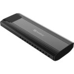 Sandberg Külső SSD Ház - USB 3.2 Case for M.2+NVMe SSD (USB-C; M.2/NVMe; Max.:2TB, fekete) - Image 2