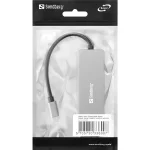 Sandberg Notebook Dokkoló - USB-C 5in1 Travel Dock Saver - Image 2