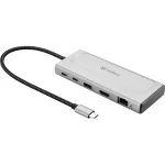 Sandberg Notebook Dokkoló - USB-C 6in1 Travel Dock SSD Case - Image 2