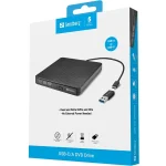 Sandberg ODD Külső - Sandberg USB-C/A DVD Drive - Image 5