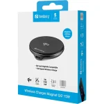 Sandberg Telefon töltő - Wireless Charger Magnet Qi2 15W - Image 4
