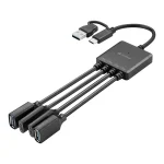 Sandberg USB Hub - USB-C/A to 2A+2C Splitter