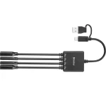 Sandberg USB Hub - USB-C/A to 2A+2C Splitter - Image 2
