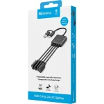Sandberg USB Hub - USB-C/A to 2A+2C Splitter - Image 4
