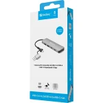 SANDBERG Hub és elosztó, USB-C/A to 2xUSB-A+2xUSB-C Hub - Image 4