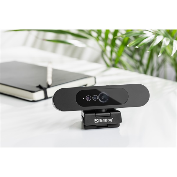 Sandberg Webkamera - Face-ID Webcam 2 (1920x1080, Betekintési szög: 80°, fekete) - Image 7