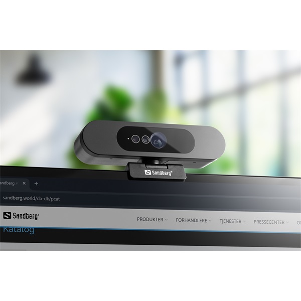 Sandberg Webkamera - Face-ID Webcam 2 (1920x1080, Betekintési szög: 80°, fekete) - Image 8