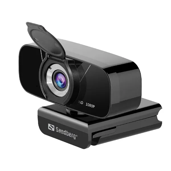 Sandberg Webkamera - USB Chat Webcam 1080P HD (1920x1080, 30 FPS, USB 2.0, univerzális csipesz, mikrofon, 1,5m kábel) - Image 2
