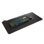 Sharkoon Egérpad - 1337 Gaming Mat RGB V2 900 (900 x 425 x 3 mm, RGB LED, lecsatlakoztatható USB kábel, fekete) - Image 5