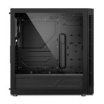 Sharkoon Számítógépház - TG6 RGB (fekete; ATX,mATX; alsó táp; 4x120mm v.; 2xUSB3.0, 2xUSB2.0, I/O) - Image 4