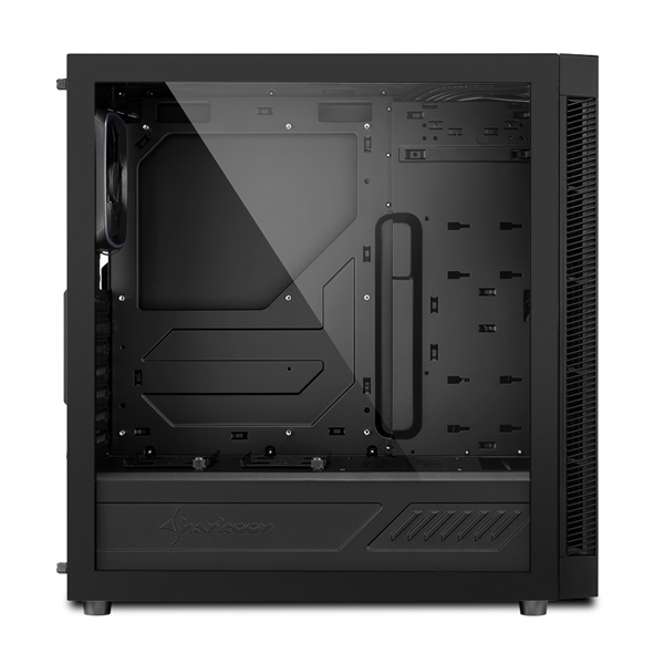 Sharkoon Számítógépház - TG6 RGB (fekete; ATX,mATX; alsó táp; 4x120mm v.; 2xUSB3.0, 2xUSB2.0, I/O) - Image 4