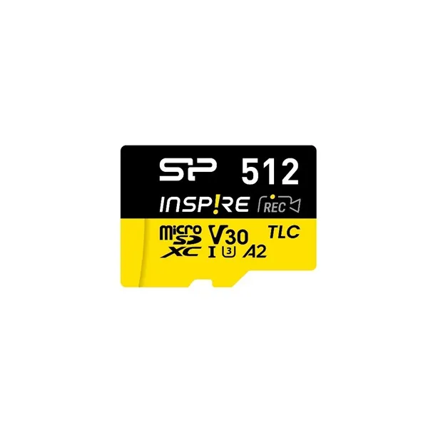 Silicon Power MicroSD kártya - 512GB microSDXC UHS-I U3, 3D TLC NAND (170/150 MB/s A2/V30) DDR200 transfer rate - Image 2