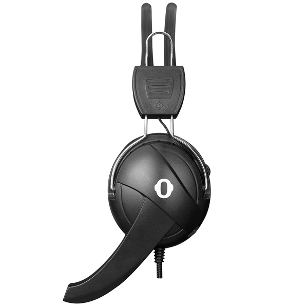 Snopy Fejhallgató - SN-88A (mikrofon, 3.5mm jack, hangerőszabályzó, nagy-párnás, 1.8m kábel, fekete-piros) - Image 3