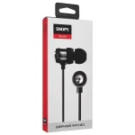 Snopy Fülhallgató - SN-J01 (mikrofon, 3.5mm jack, 1.2m kábel, fekete-kék) - Image 2