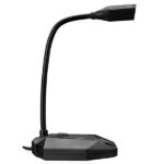 Snopy Mikrofon - SN-110M (USB csatlakozó; 180cm kábel; állvány, fekete) - Image 2