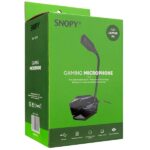 Snopy Mikrofon - SN-110M (USB csatlakozó; 180cm kábel; állvány, fekete) - Image 5