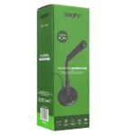 Snopy Mikrofon - SN-120M (3,5 Jack csatlakozó; 180cm kábel; állvány, fekete) - Image 6