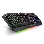 Spirit of Gamer Billentyűzet - PRO-K5 (105 gomb, Fém felső rész, RGB LED, USB, 19 anti-ghost, fekete, magyar) - Image 2