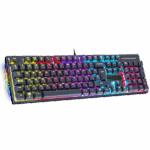 Spirit of Gamer Billentyűzet Mechanikus - XPERT K250 (105 gomb, SOG red, RGB LED,USB, anti-ghosting, fekete, magyar)
