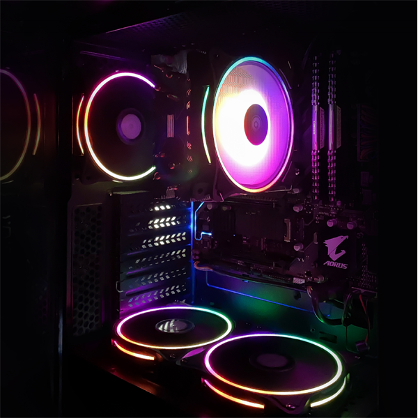 Spirit of Gamer CPU Cooler - CPU AIRCOOLER 120 MM ARGB (27dB; 2500 RPM; 1x12cm; aluminium/réz) - Image 2