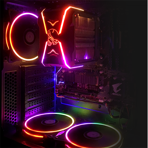 Spirit of Gamer CPU Cooler - CPU AIRCOOLER PRO ARGB (27dB; 1600 RPM; 1x12cm; aluminium/réz) - Image 2
