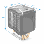 Spirit of Gamer CPU Cooler - CPU AIRCOOLER PRO ARGB (27dB; 1600 RPM; 1x12cm; aluminium/réz) - Image 9