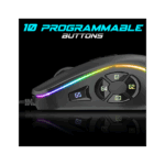 Spirit of Gamer Egér - ELITE-M30 (Optikai, 12800DPI, 10 gomb programozható, RGB, harisnyázott kábel, fekete) - Image 6