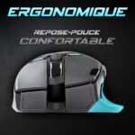 Spirit of Gamer Egér - ELITE-M60 Black (Optikai, 20000 DPI, 1000Hz, 9 programozható gomb, RGB, vezetékes, fekete) - Image 7