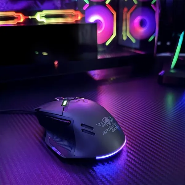 Spirit of Gamer Egér - ELITE-M60 Black (Optikai, 20000 DPI, 1000Hz, 9 programozható gomb, RGB, vezetékes, fekete) - Image 11