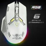 Spirit of Gamer Egér - ELITE-M60 White (Optikai, 20000 DPI, 1000Hz, 9 programozható gomb, RGB, vezetékes, fehér) - Image 9