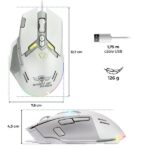 Spirit of Gamer Egér - ELITE-M60 White (Optikai, 20000 DPI, 1000Hz, 9 programozható gomb, RGB, vezetékes, fehér) - Image 12