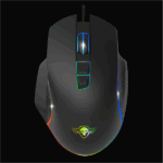 Spirit of Gamer Egér - PRO-M1 (Optikai, 8000DPI, 7 programozható gomb, harisnyázott kábel, fekete) - Image 3