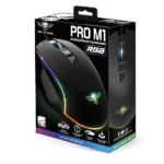 Spirit of Gamer Egér - PRO-M1 (Optikai, 8000DPI, 7 programozható gomb, harisnyázott kábel, fekete) - Image 7