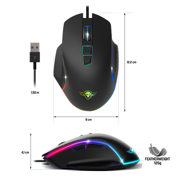 Spirit_of_Gamer_Eger_-_PRO-M1_Optikai_8000DPI_7_programozhato_gomb_harisnyazott_kabel_fekete-i341495.png Spirit of Gamer Egér - PRO-M1 (Optikai, 8000DPI, 7 programozható gomb, harisnyázott kábel, fekete) - Image 9