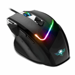 Spirit of Gamer Egér - PRO-M3 RGB (Optikai, 7200DPI, 8 gomb, harisnyázott kábel, fekete) + egérpad - Image 2