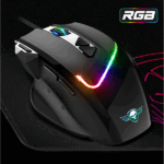 Spirit of Gamer Egér - PRO-M3 RGB (Optikai, 7200DPI, 8 gomb, harisnyázott kábel, fekete) + egérpad - Image 3