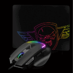 Spirit of Gamer Egér - PRO-M3 RGB (Optikai, 7200DPI, 8 gomb, harisnyázott kábel, fekete) + egérpad - Image 4